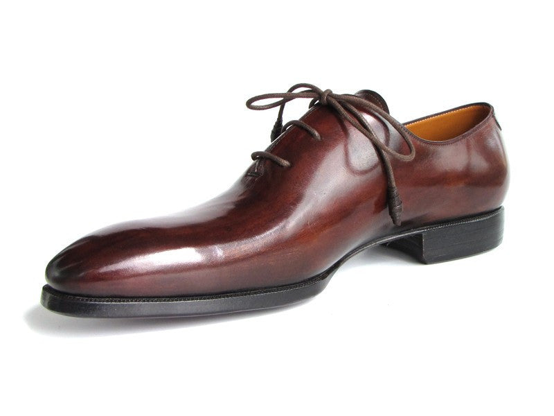 Paul Parkman Men's Oxford Dress Shoes Brown&Bordeaux (ID#22T55)