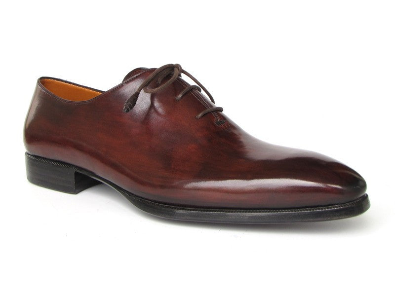 Paul Parkman Men's Oxford Dress Shoes Brown&Bordeaux (ID#22T55)