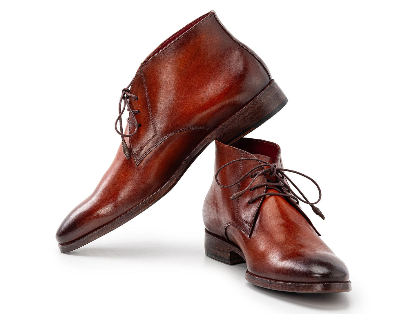 Paul Parkman Chukka Boots Camel & Brown (ID#CK53BRW)